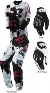 One Industries 2012 Carbon "Stain" Jersey, Pant Combo (Youth)