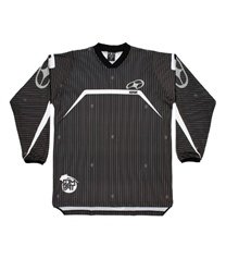 No Fear Combat Youth Jersey - Black Pinstripe